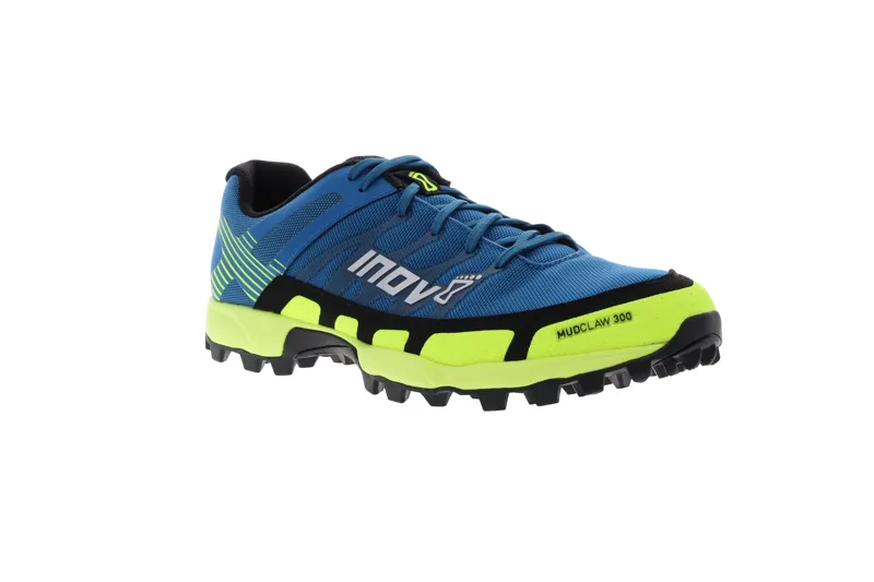 Inov8 Mudclaw 300 Mens Fell Running Shoe in Blue/Yellow-6